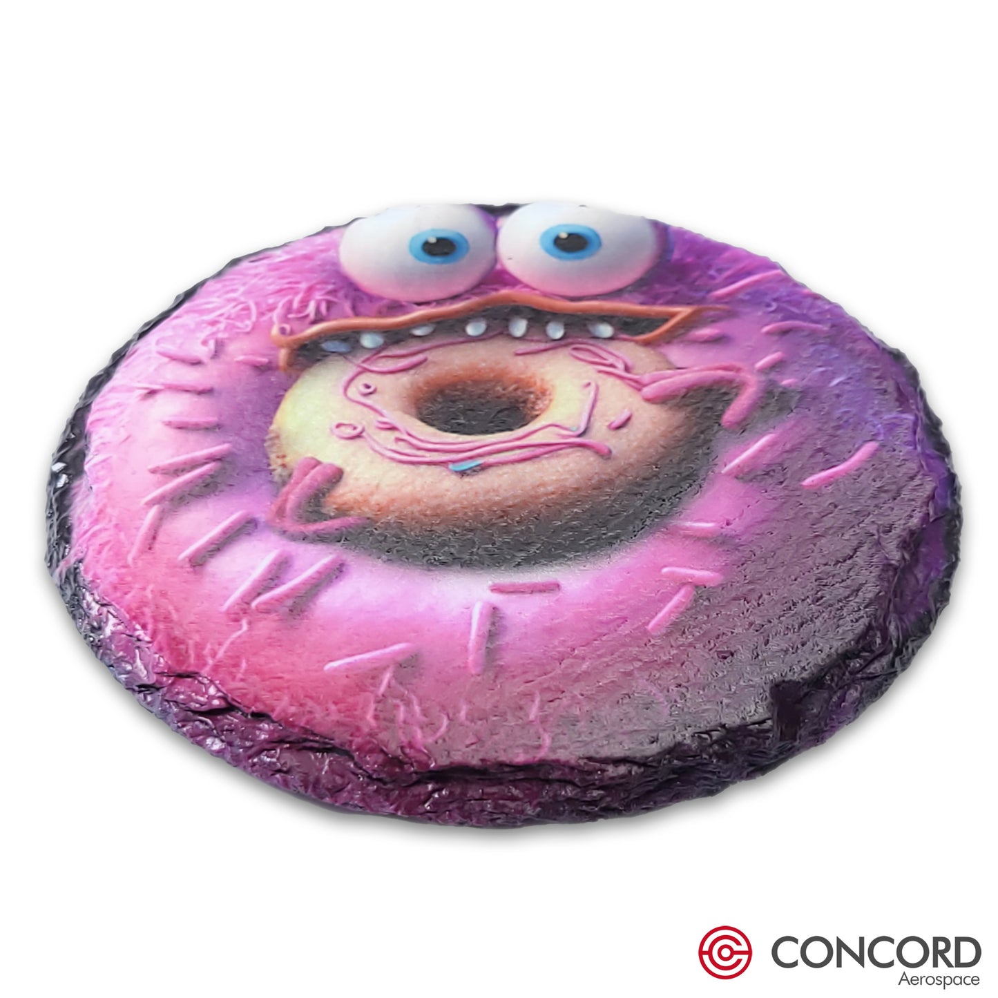 FIZZLEPLOP DOUGHNUT ALIEN - SLATE COASTER - Concord Aerospace Concord Aerospace Concord Aerospace Coasters