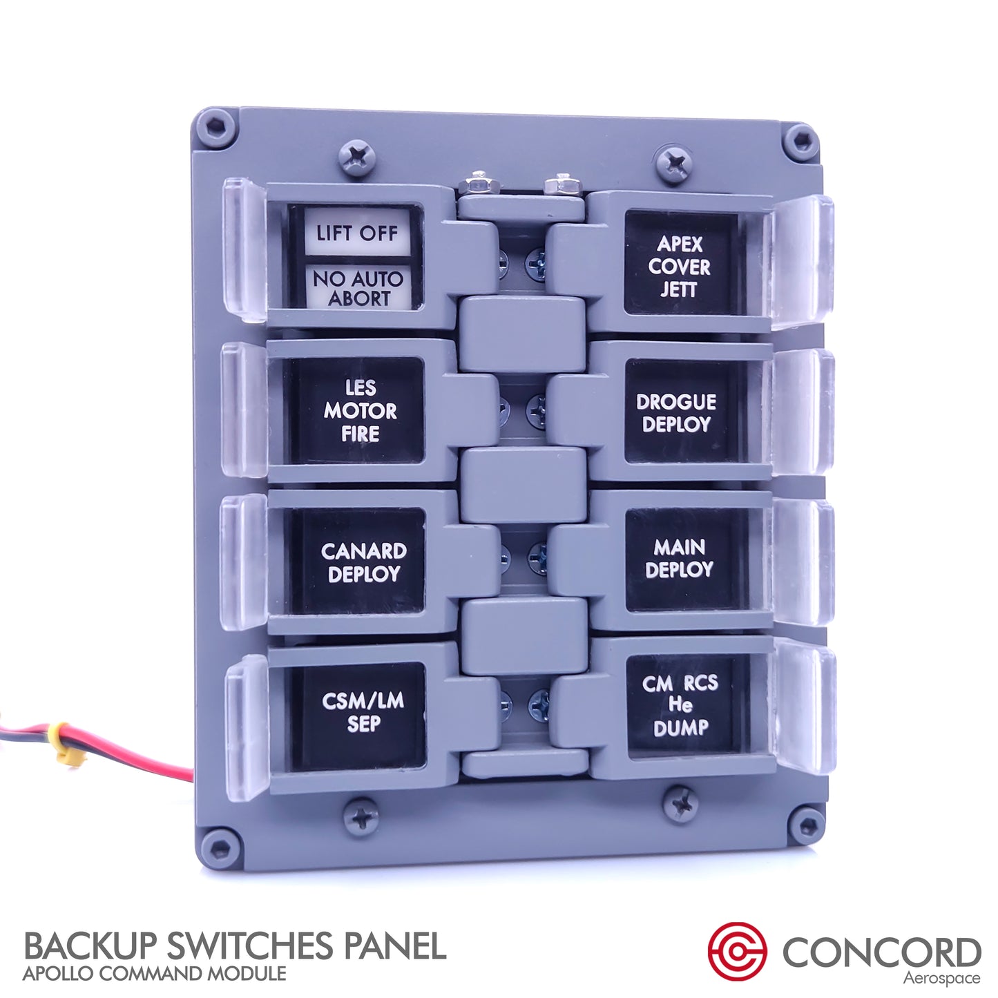 APOLLO COMMAND MODULE BACKUP SWITCHES PANEL - Concord Aerospace