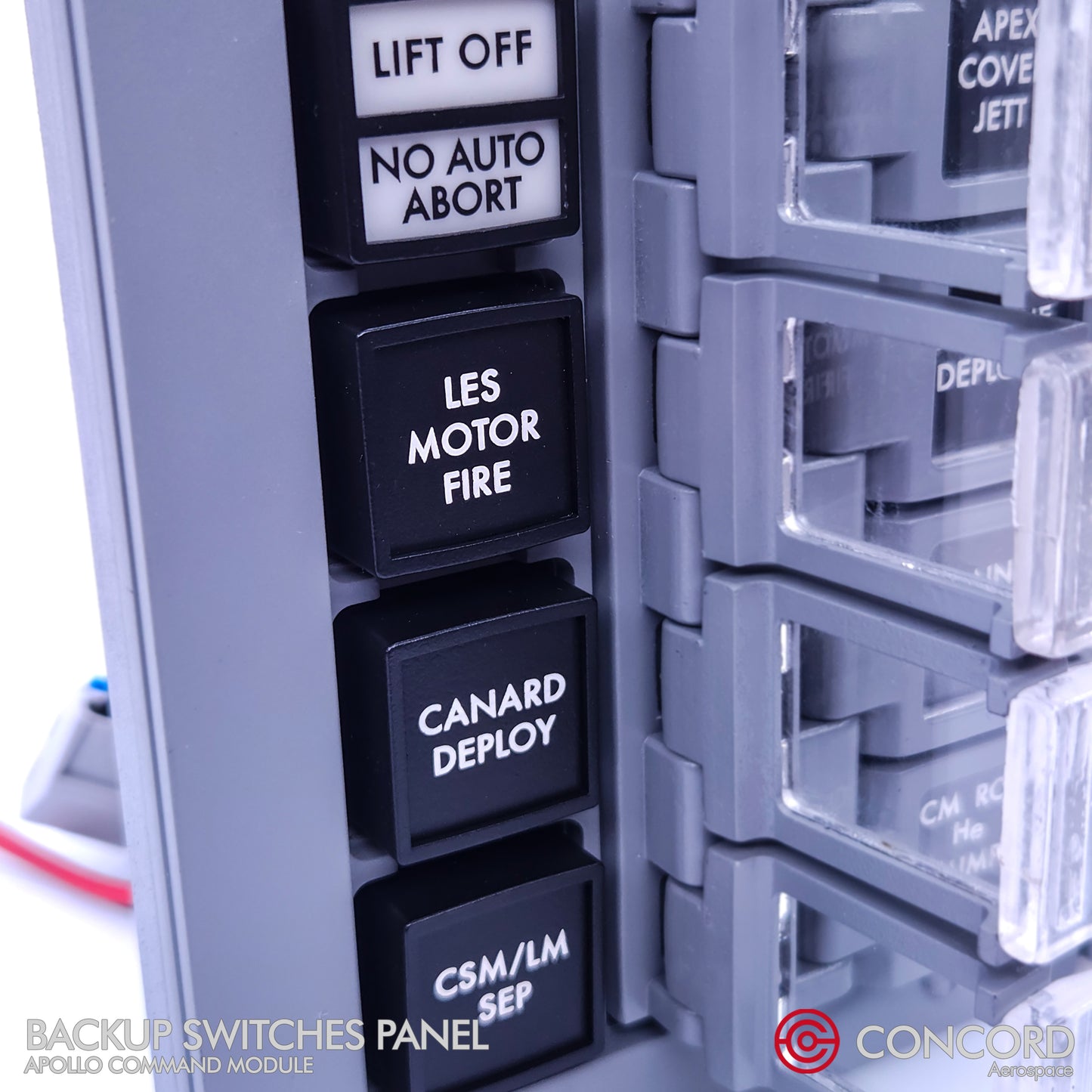 CUSTOMIZABLE APOLLO COMMAND MODULE BACKUP SWITCHES PANEL - Concord Aerospace