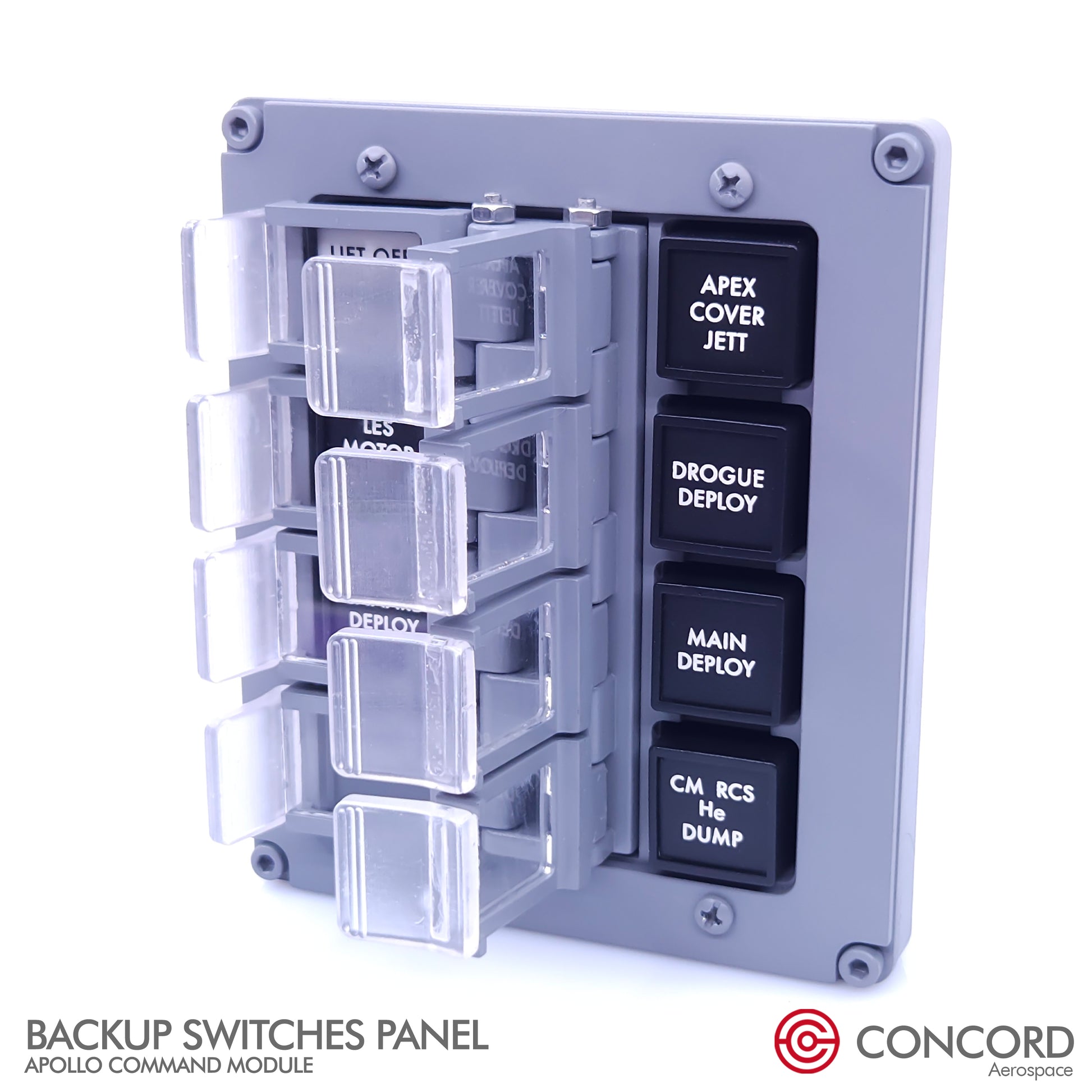 APOLLO COMMAND MODULE BACKUP SWITCHES PANEL - Concord Aerospace