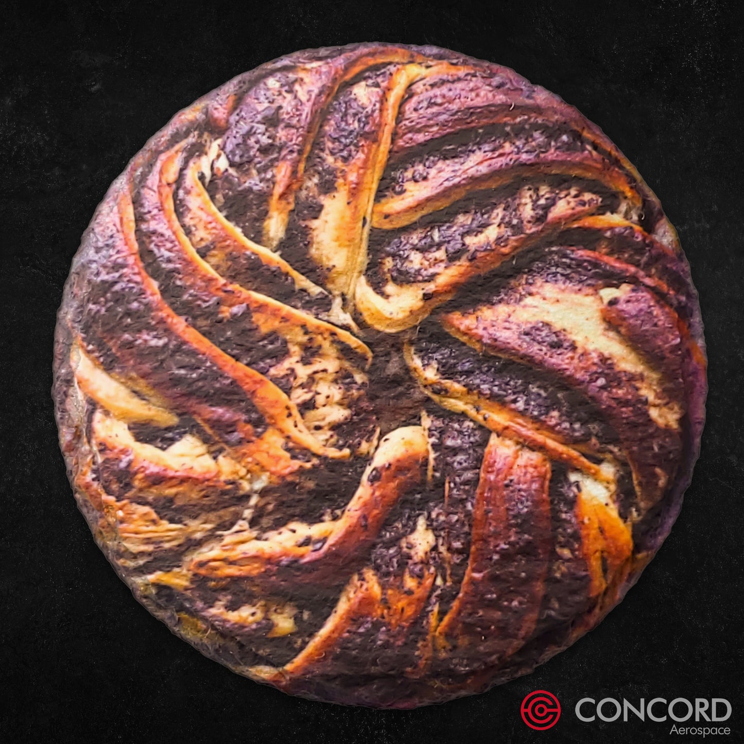 CHOCOLATE BABKA - SLATE COASTER - Concord Aerospace Concord Aerospace Concord Aerospace Coasters