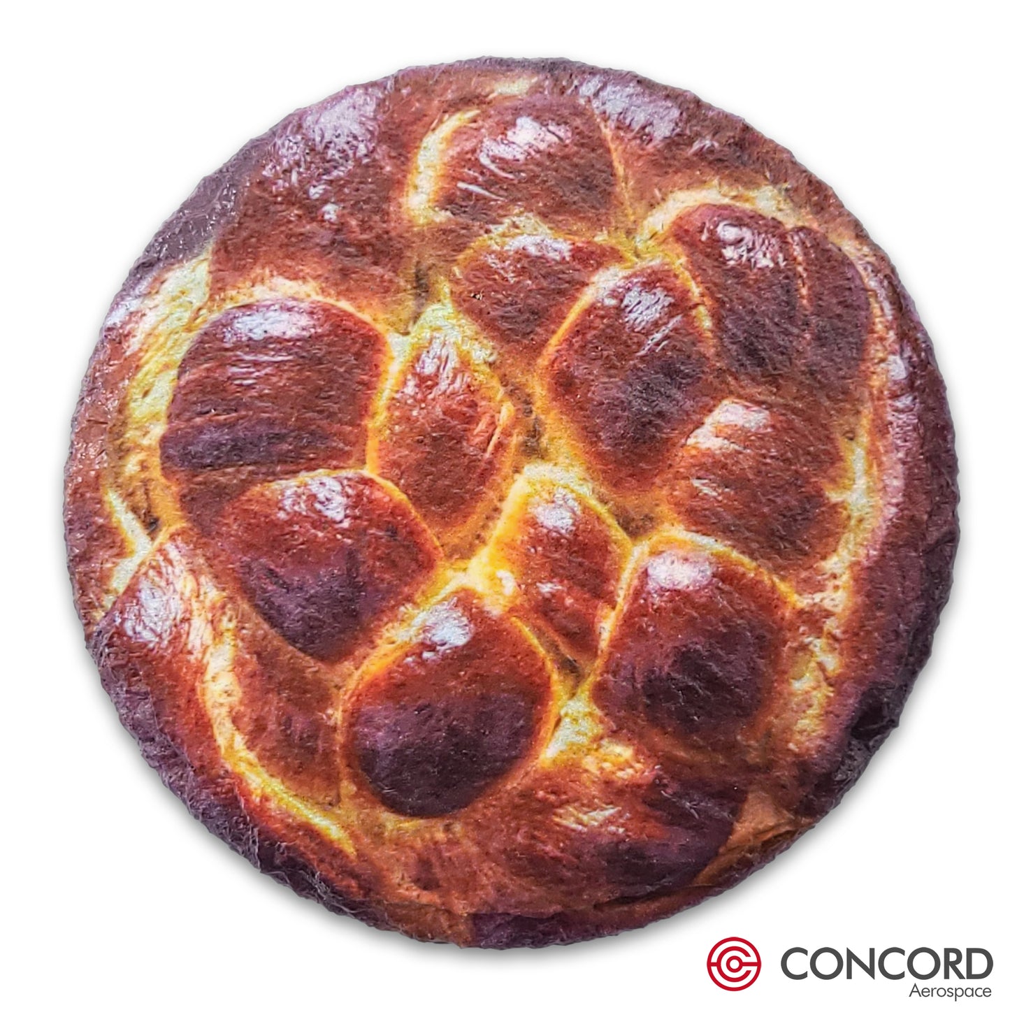 SPACE CHALLAH BREAD - SLATE COASTER - Concord Aerospace Concord Aerospace Concord Aerospace Coasters