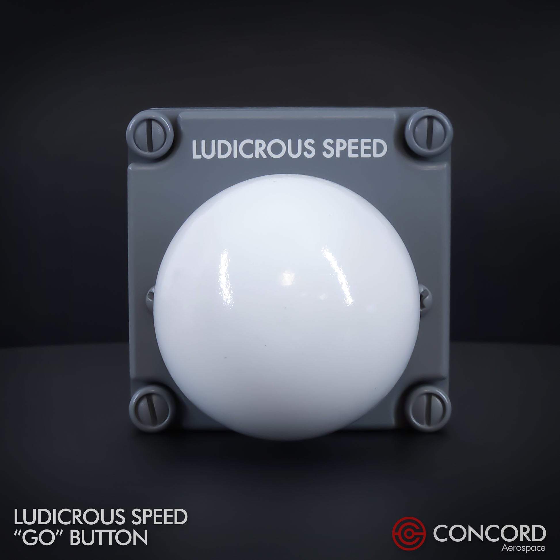LUDICROUS SPEED "THE BALL" BUTTON PANEL - Concord Aerospace