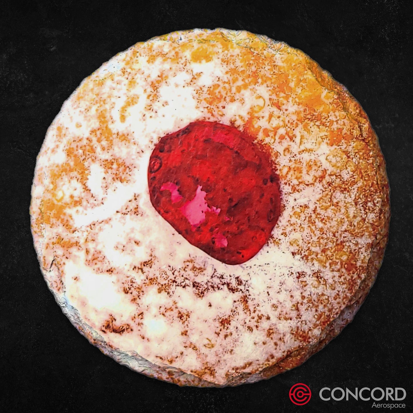 JELLY DONUT "ASTROFANIYOT" - SLATE COASTER - Concord Aerospace Concord Aerospace Concord Aerospace Coasters