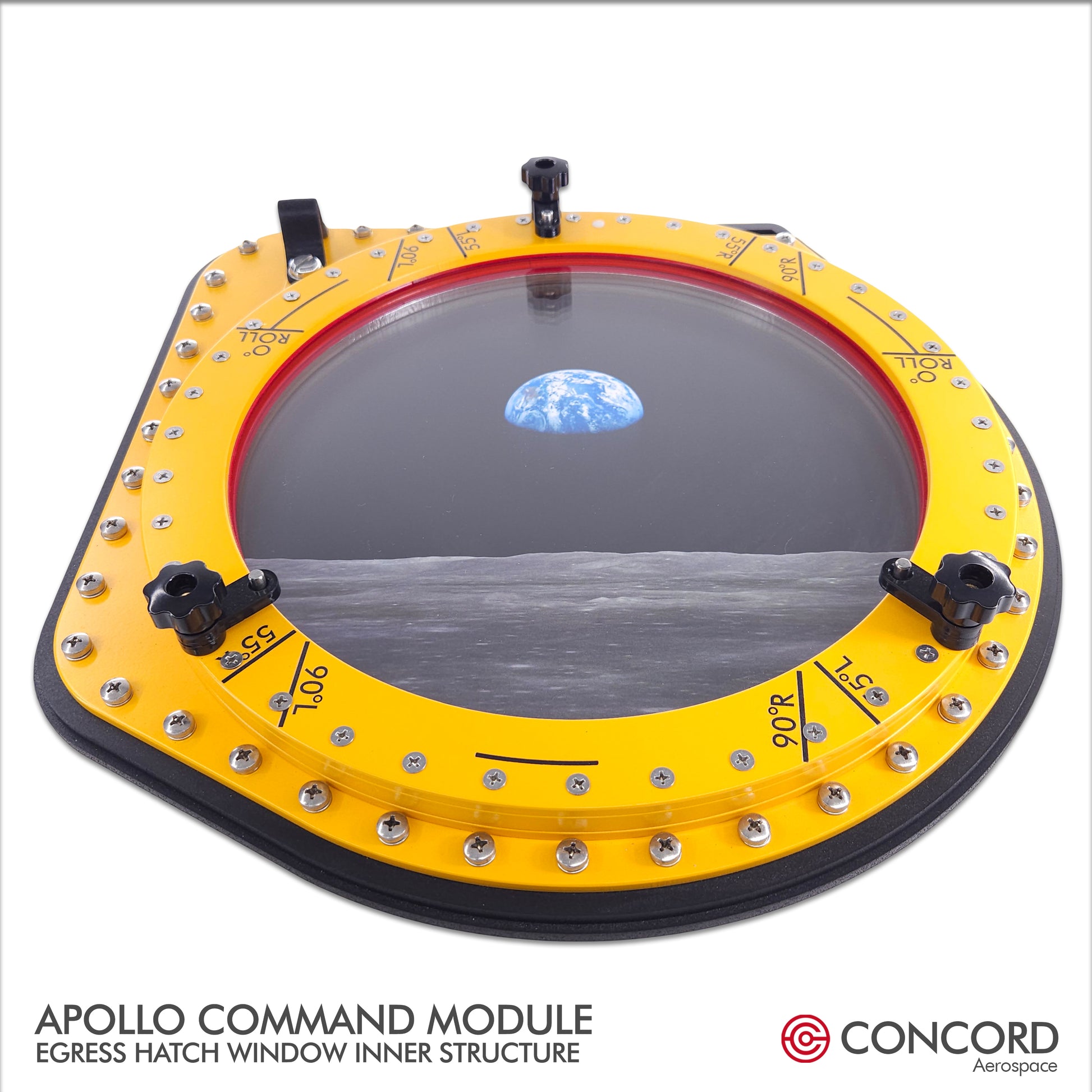 APOLLO COMMAND MODULE HATCH WINDOW - INNER STRUCTURE FRAME - Concord Aerospace