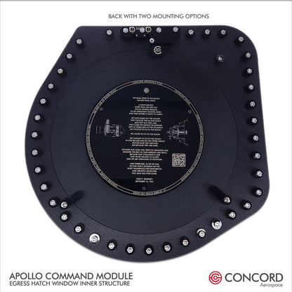 APOLLO COMMAND MODULE HATCH WINDOW - INNER STRUCTURE FRAME - Concord Aerospace