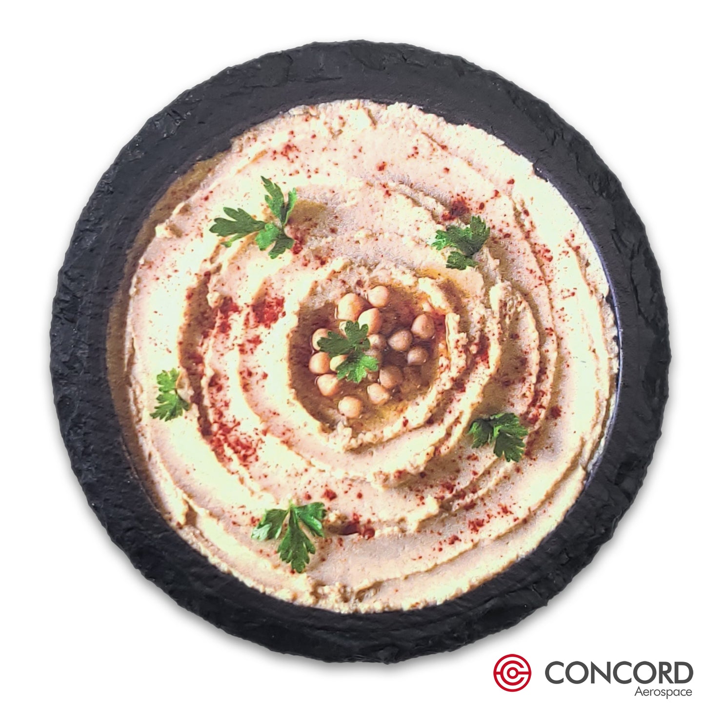 NEBULOUS HUMMUS - SLATE COASTER - Concord Aerospace Concord Aerospace Concord Aerospace Coasters