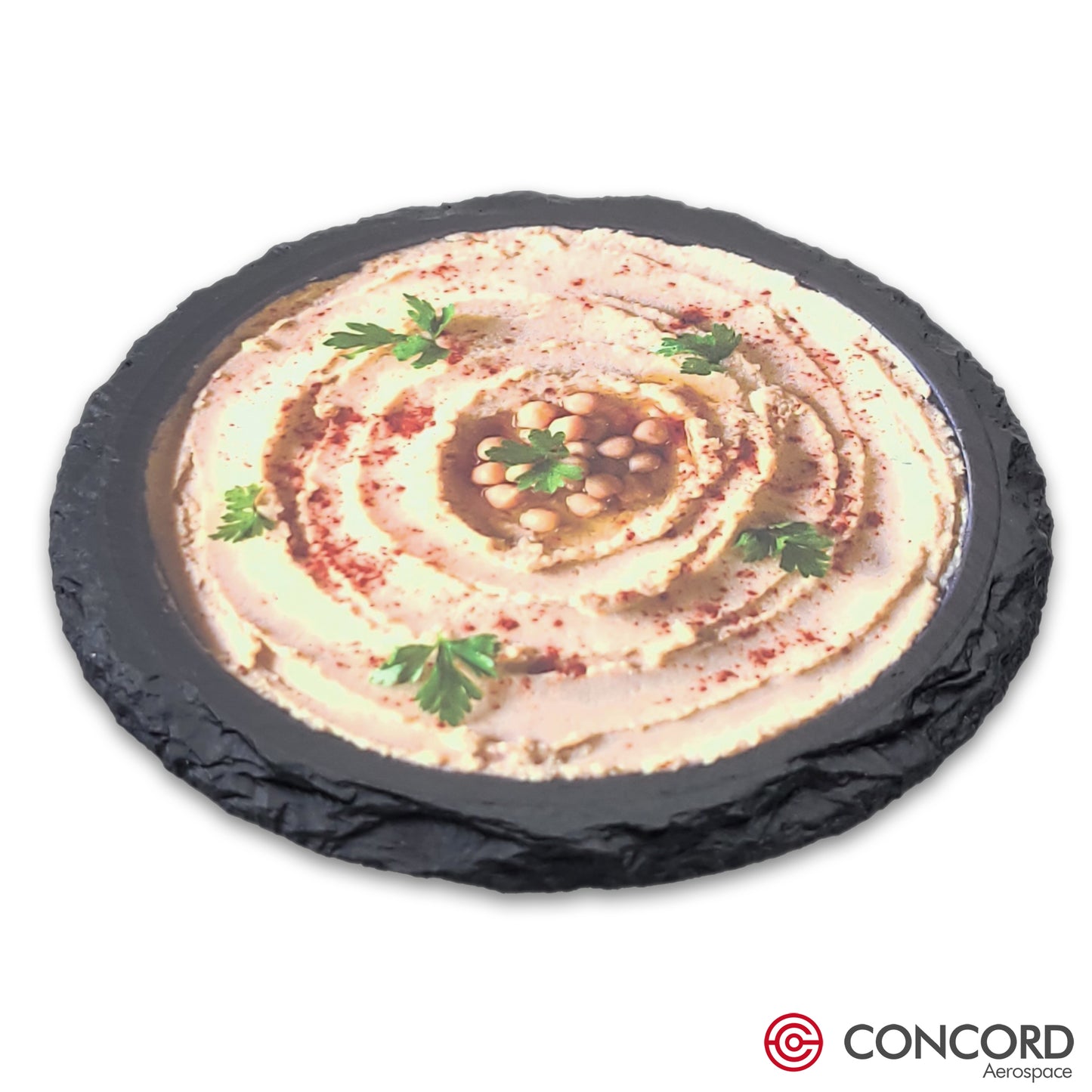 NEBULOUS HUMMUS - SLATE COASTER - Concord Aerospace Concord Aerospace Concord Aerospace Coasters