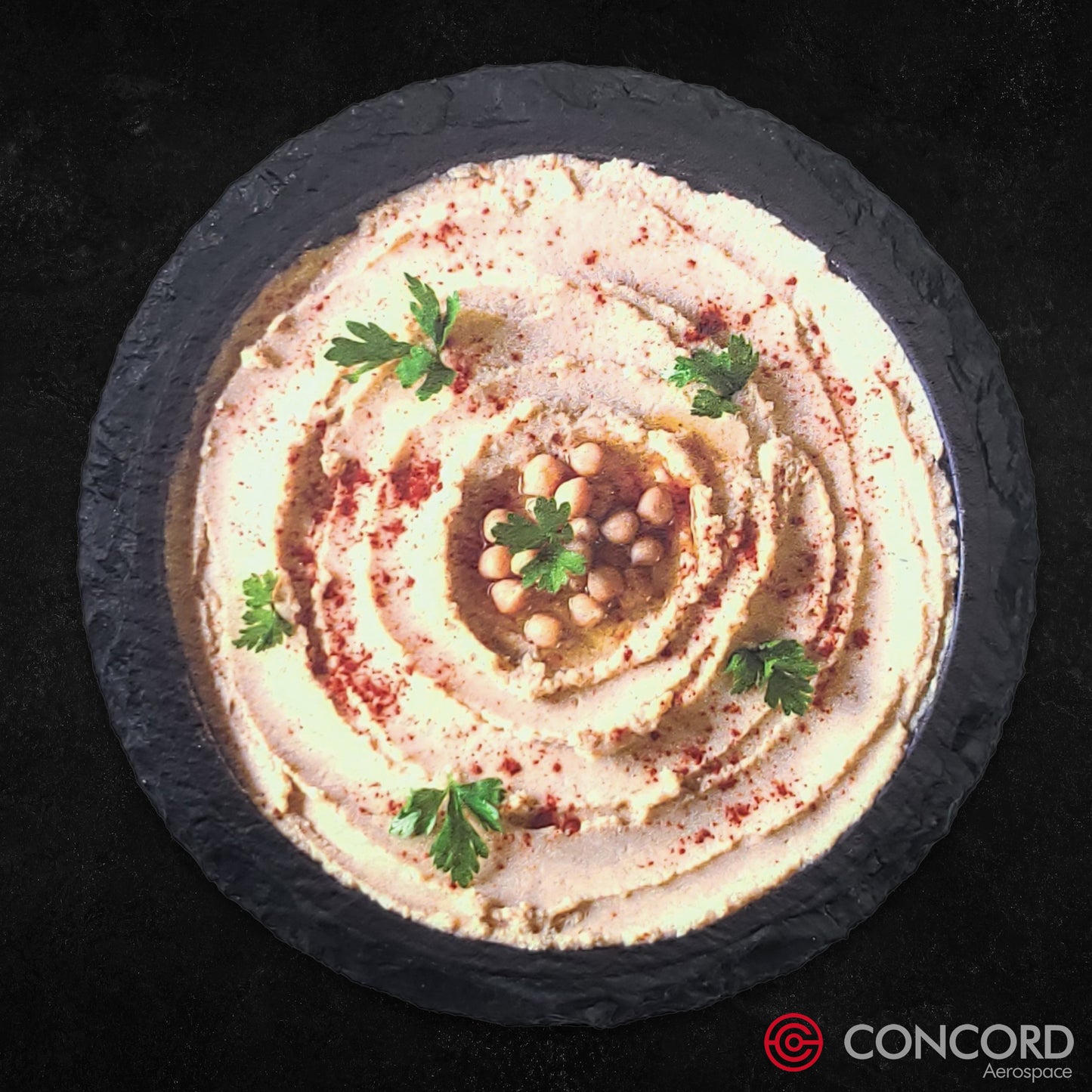 NEBULOUS HUMMUS - SLATE COASTER - Concord Aerospace Concord Aerospace Concord Aerospace Coasters