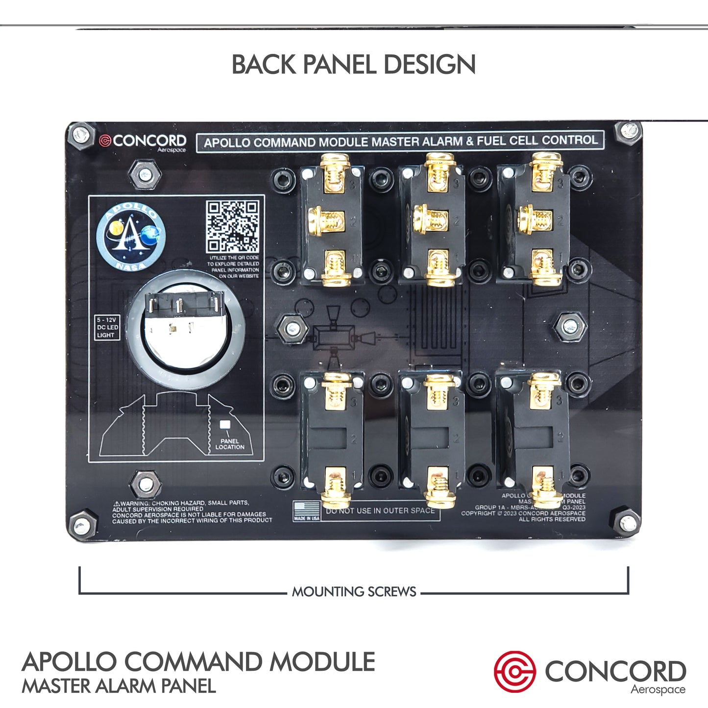 APOLLO COMMAND MODULE MASTER ALARM PANEL - Concord Aerospace