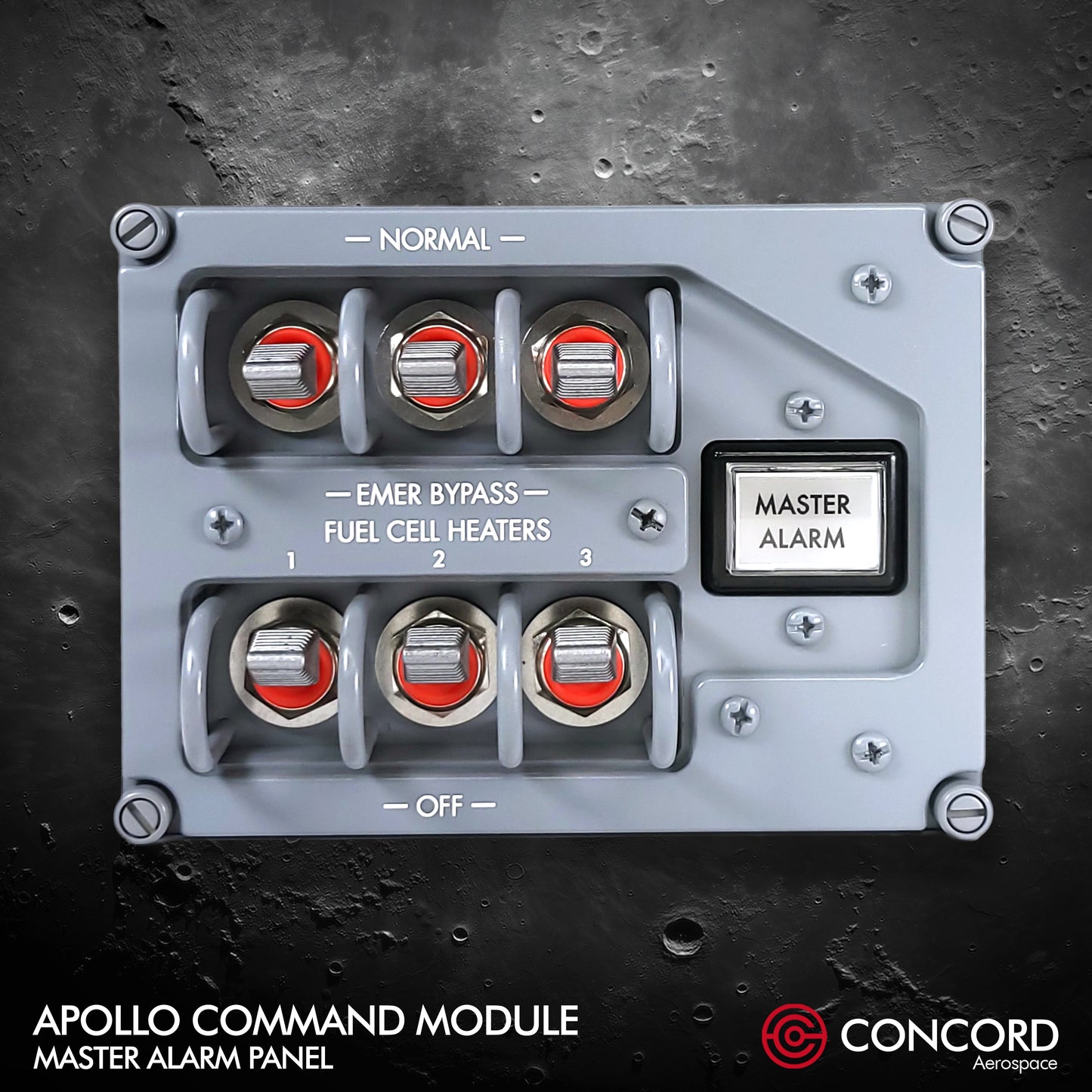 APOLLO COMMAND MODULE MASTER ALARM PANEL - Concord Aerospace