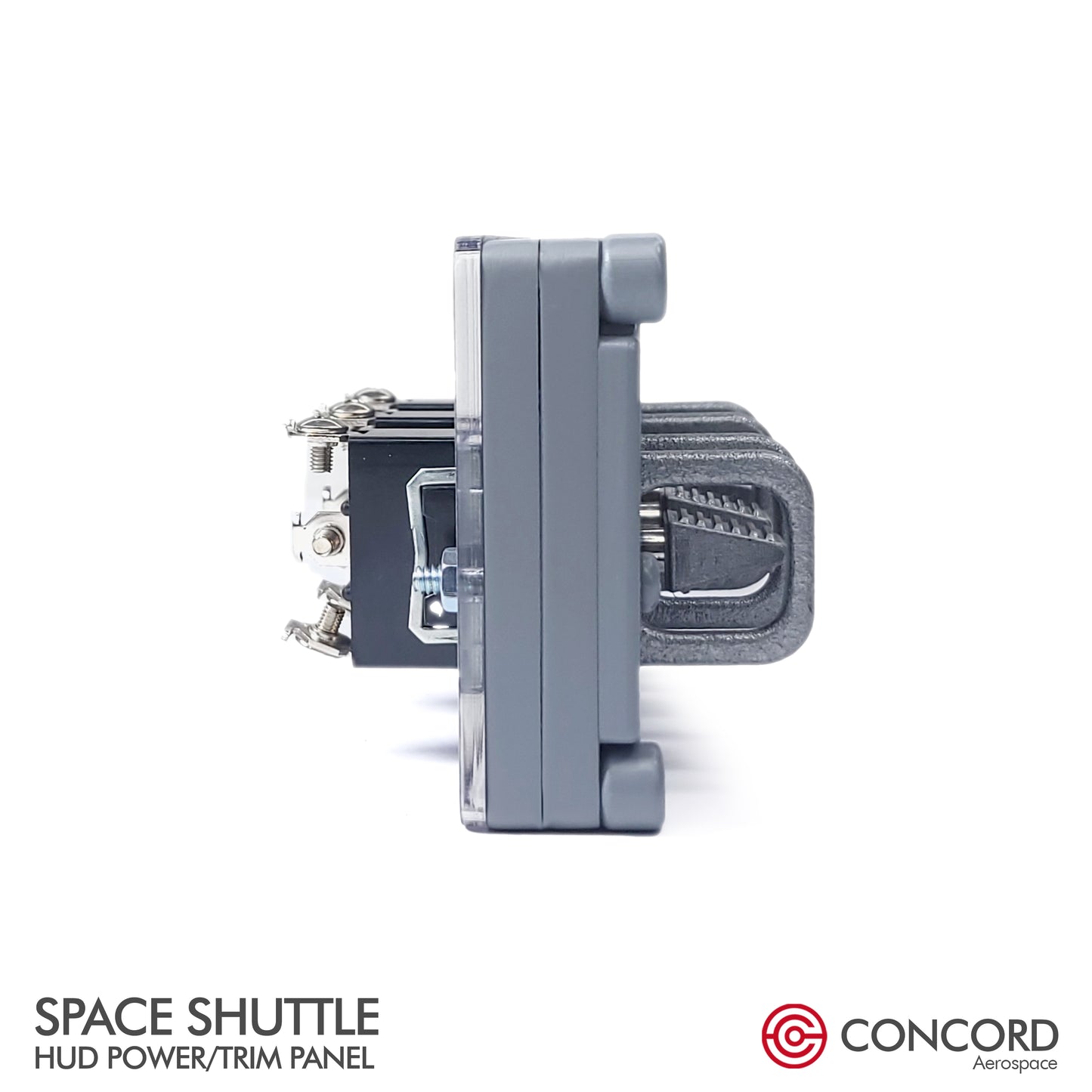 SPACE SHUTTLE FLIGHTDECK PANEL - HUD POWER / TRIM - Concord Aerospace
