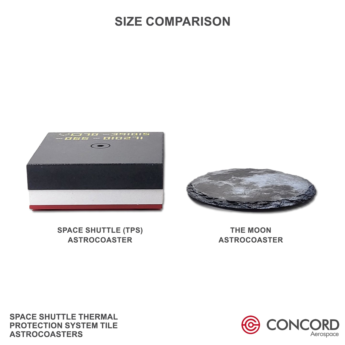 SPACE SHUTTLE THERMAL PROTECTION SYSTEM TILE ASTROCOASTER - Concord Aerospace Concord Aerospace Concord Aerospace Coasters