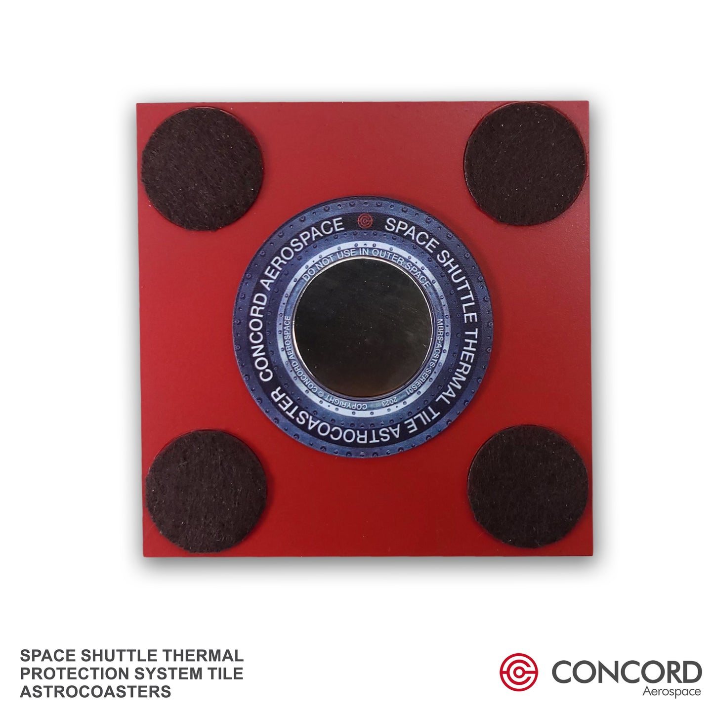 SPACE SHUTTLE THERMAL PROTECTION SYSTEM TILE ASTROCOASTER - Concord Aerospace Concord Aerospace Concord Aerospace Coasters