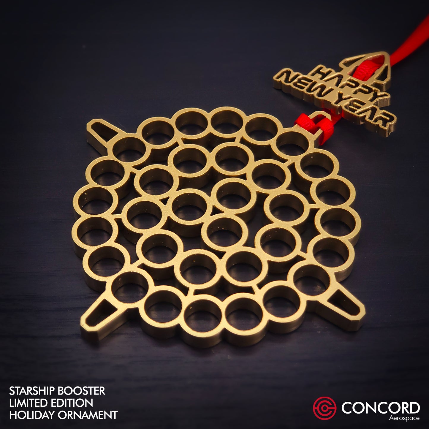 STARSHIP BOOSTER LIMITED EDITION TREE ORNAMENT - Concord Aerospace