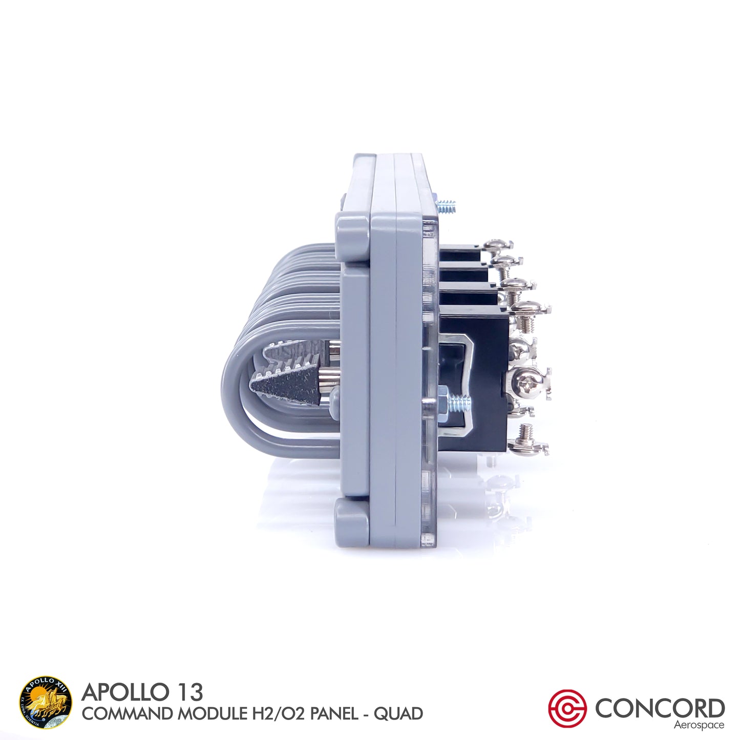APOLLO13 COMMAND MODULE H2/O2 FANS QUAD SWITCH PANEL - Concord Aerospace