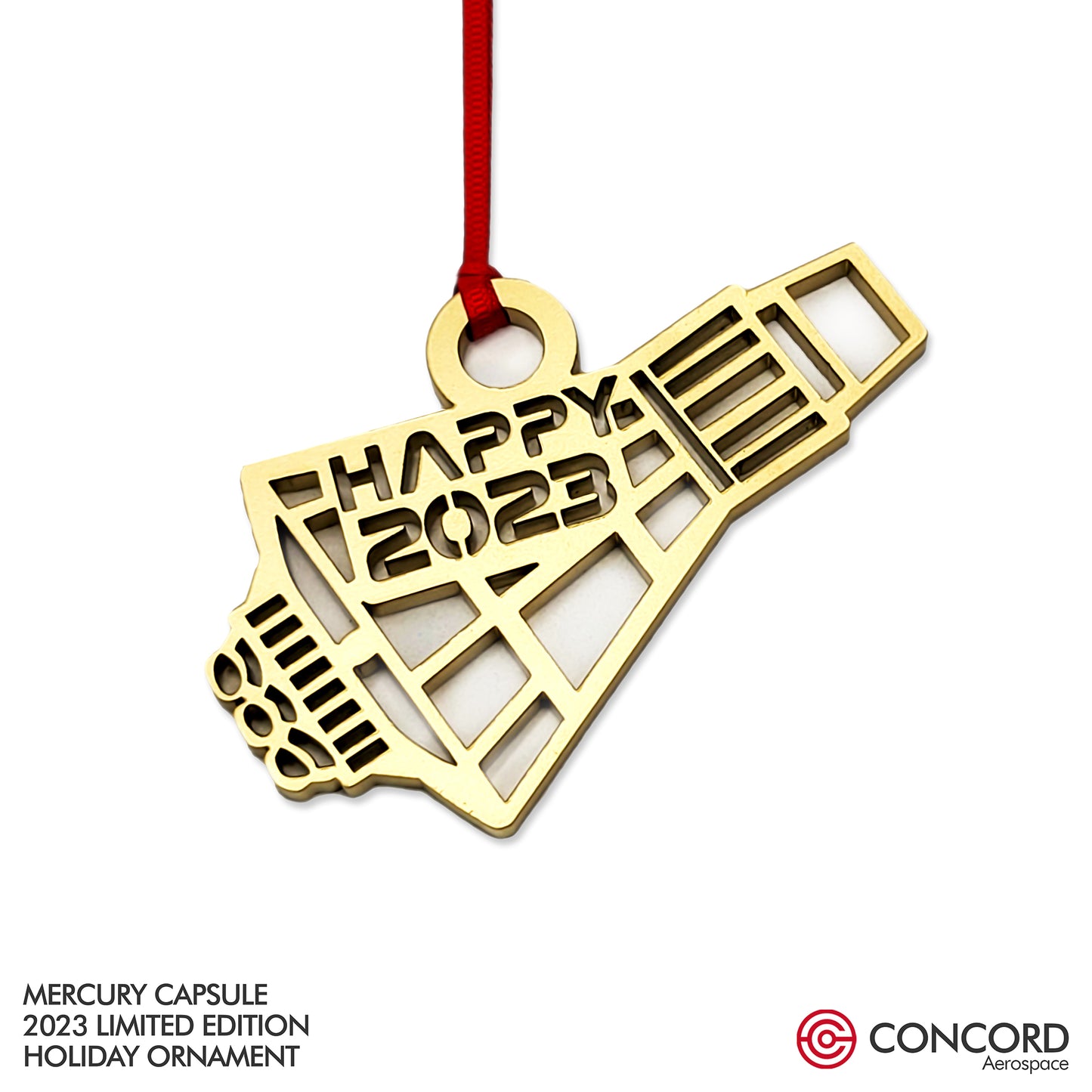 MERCURY CAPSULE 2023 LIMITED EDITION TREE ORNAMENT - Concord Aerospace Concord Aerospace Concord Aerospace Holiday Ornament