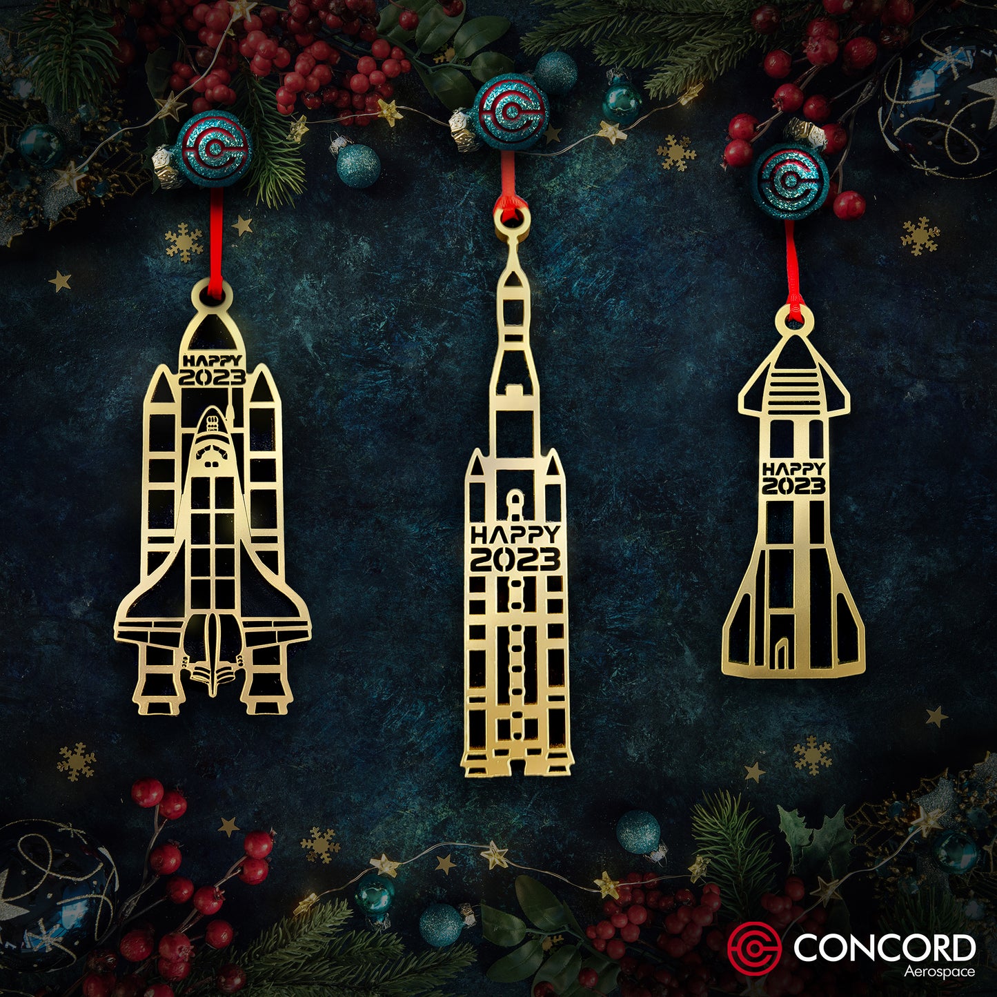 ORION CREW/SERVICE MODULE 2023 LIMITED EDITION TREE ORNAMENT - Concord Aerospace Concord Aerospace Concord Aerospace Holiday Ornament