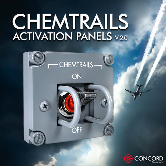 CHEMTRAILS ACTIVATION PANEL V2.0 - Concord Aerospace Concord Aerospace Concord Aerospace SPACE SWITCH - SINGLE