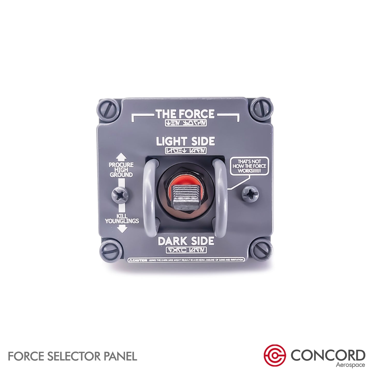 FORCE SELECTOR PANEL - Concord Aerospace Concord Aerospace Concord Aerospace SPACE SWITCH - SINGLE