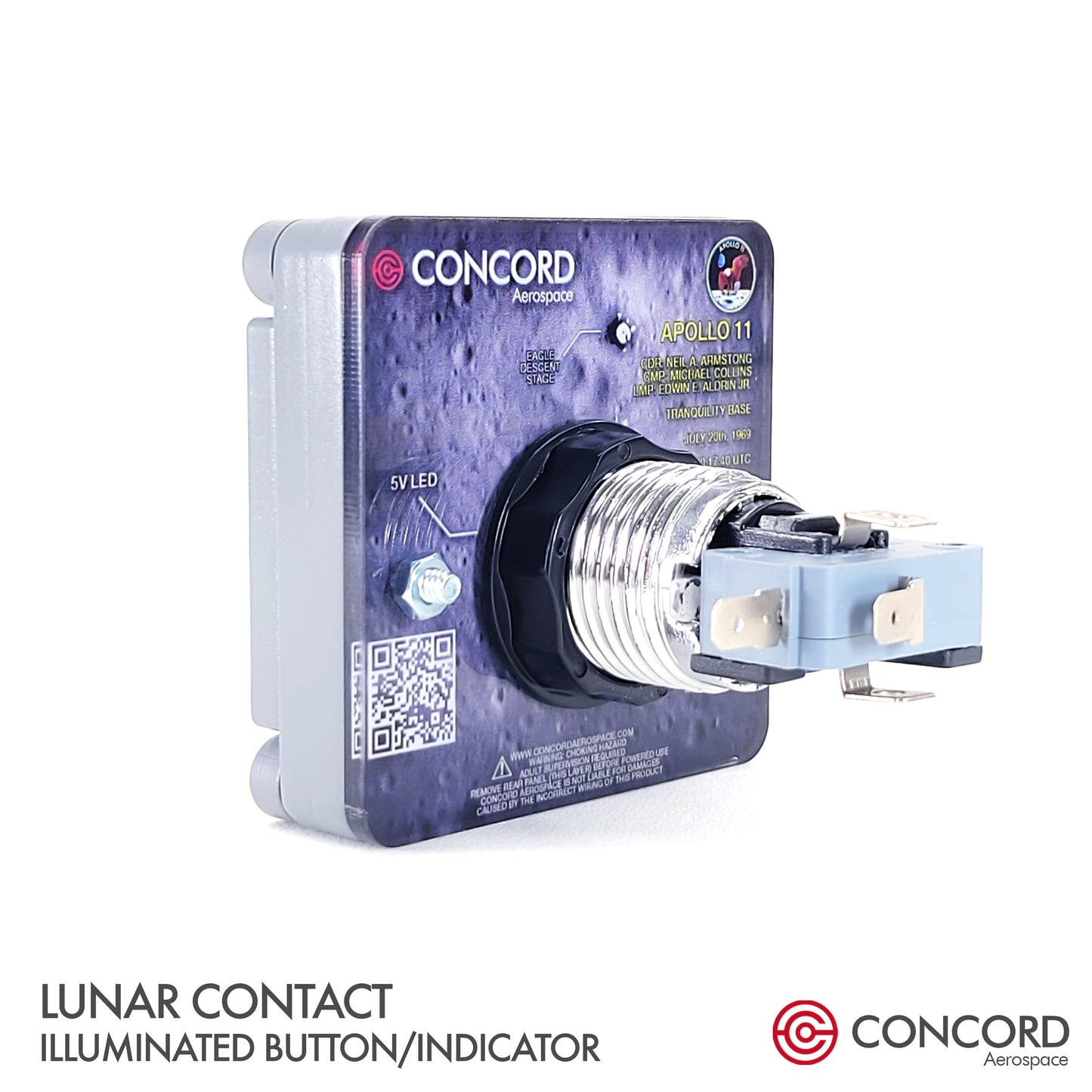 LUNAR CONTACT INDICATOR PANEL - LM - Concord Aerospace Concord Aerospace Concord Aerospace SPACE SWITCH - SINGLE