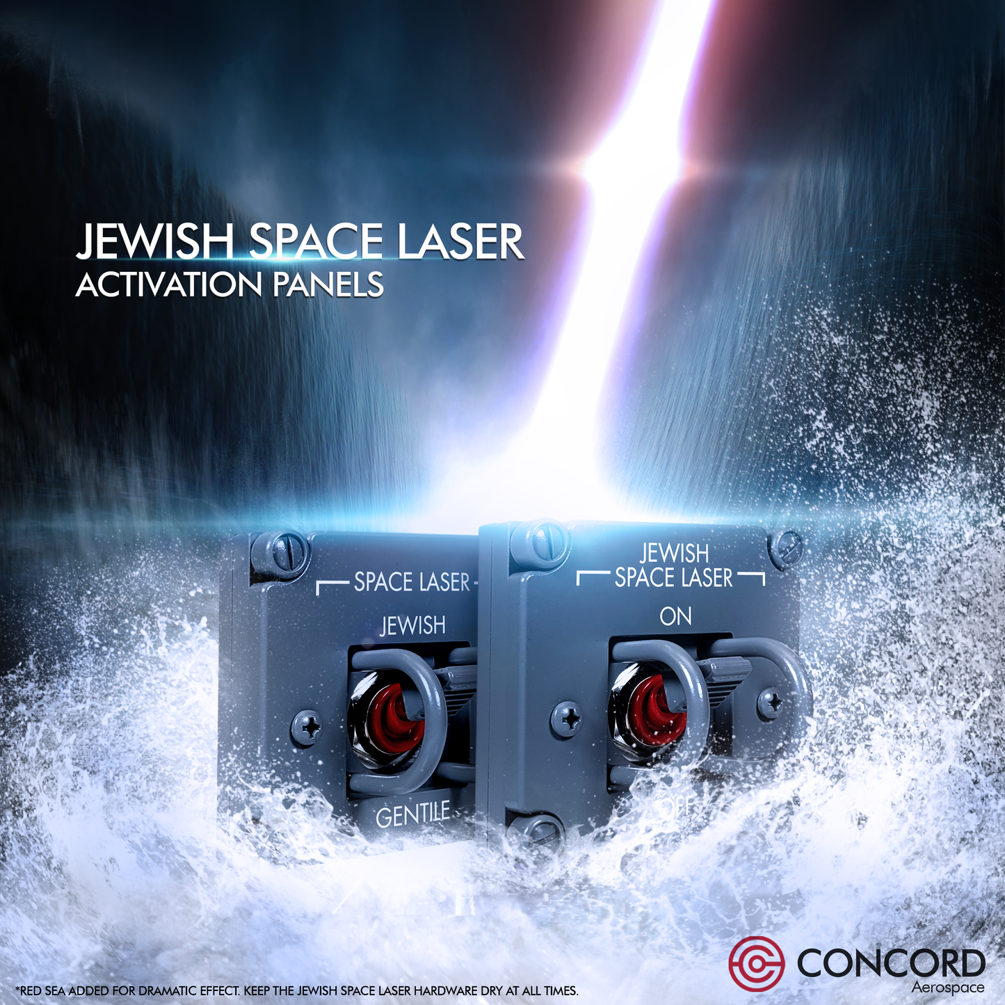 JEWISH SPACE LASER ACTIVATION PANELS - Concord Aerospace Concord Aerospace Concord Aerospace SPACE SWITCH - SINGLE