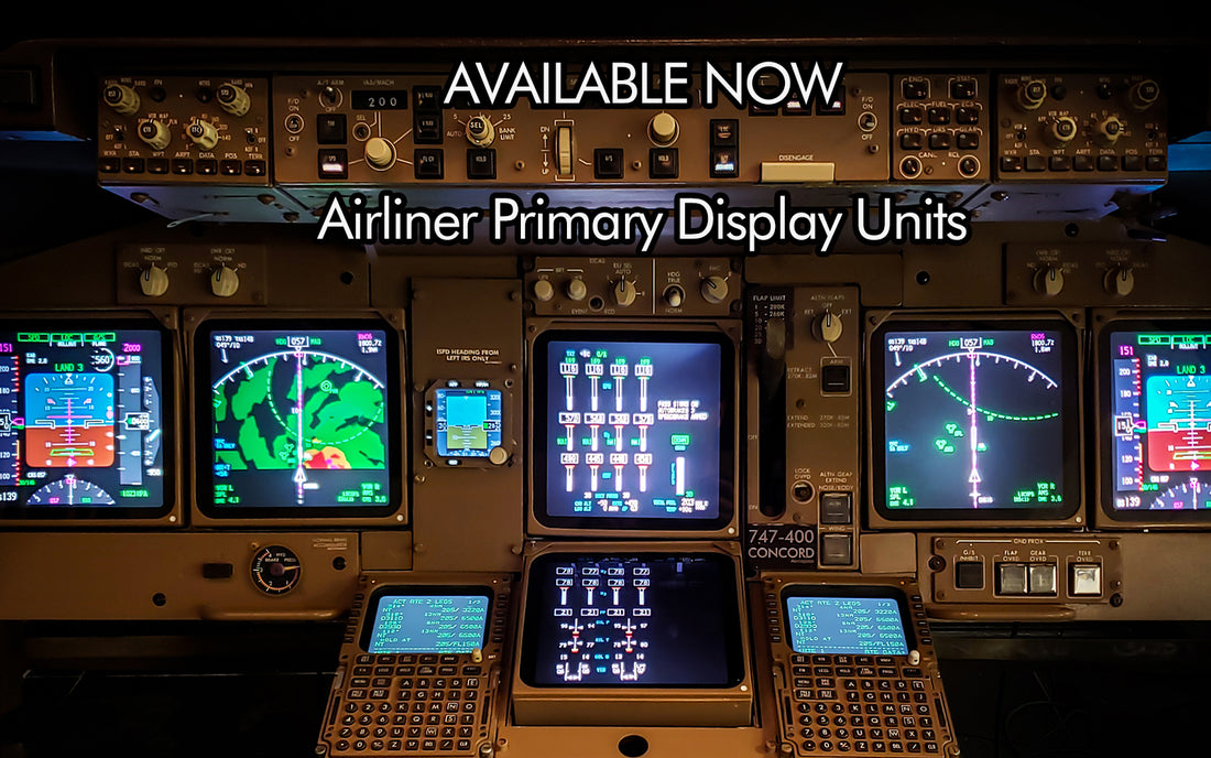 INTRODUCING AIRLINER PRIMARY DISPLAY UNITS