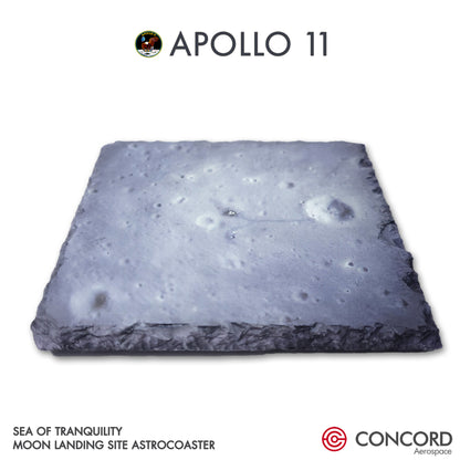APOLLO 11 - SEA OF TRANQUILITY - LANDING SITE SLATE ASTROCOASTER - Concord Aerospace