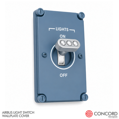 AIRBUS OVERHEAD LIGHTS PANEL WALL PLATE