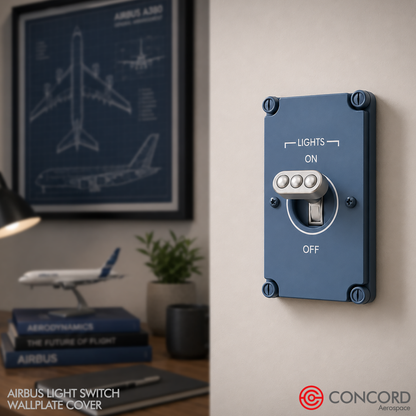 AIRBUS OVERHEAD LIGHTS PANEL WALL PLATE