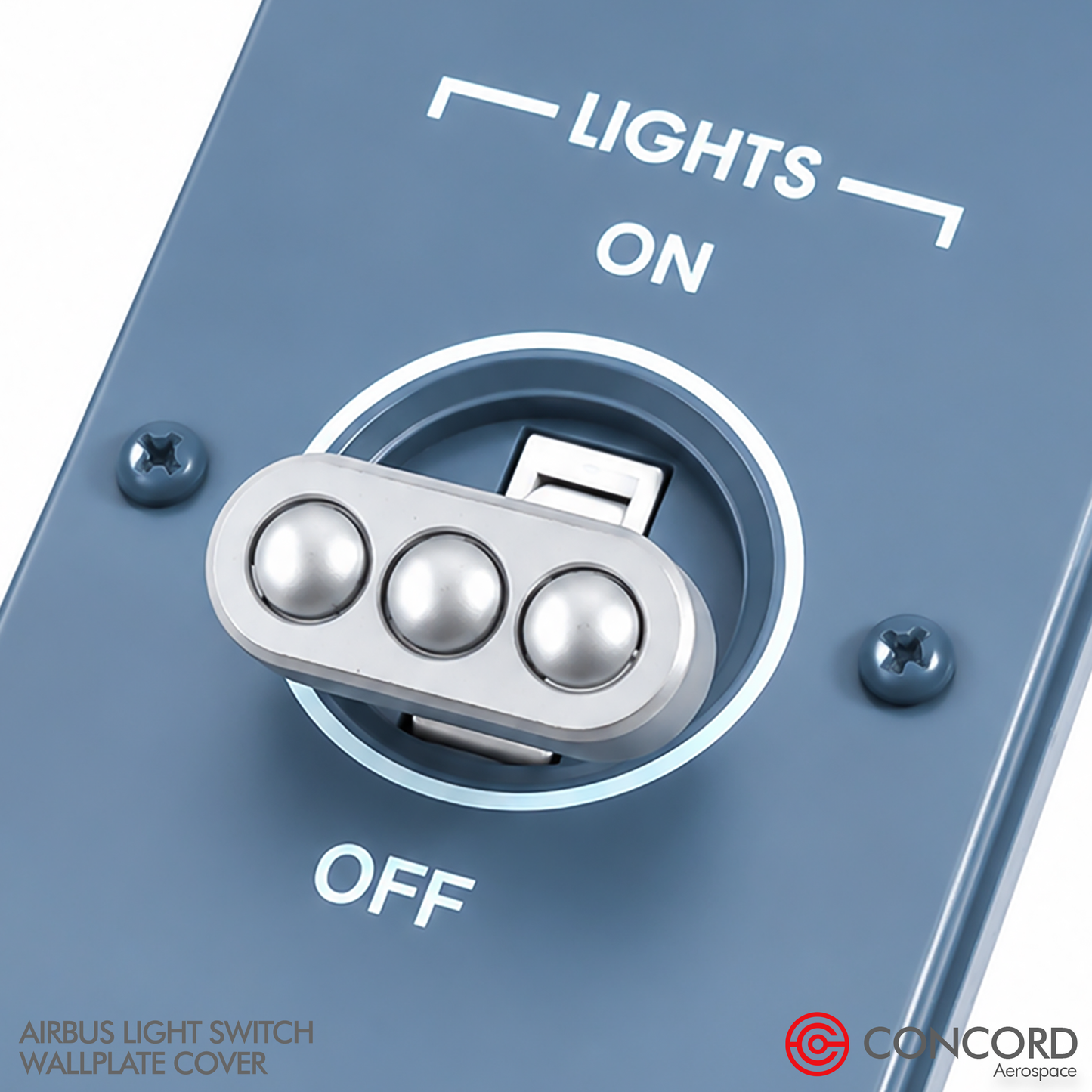 AIRBUS OVERHEAD LIGHTS PANEL WALL PLATE