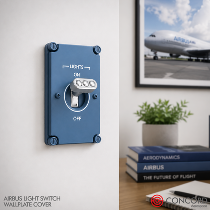 AIRBUS OVERHEAD LIGHTS PANEL WALL PLATE
