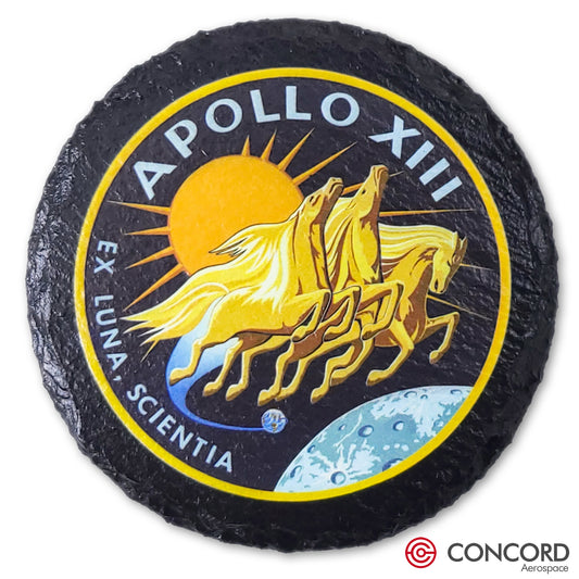 APOLLO 13 MISSION - SLATE COASTER - Concord Aerospace Concord Aerospace Concord Aerospace Coasters