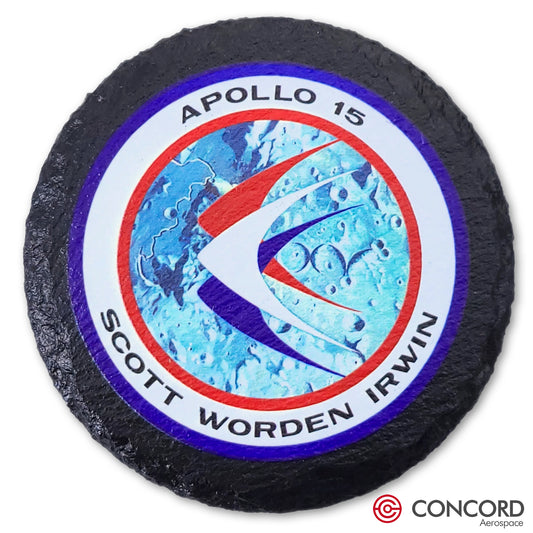 APOLLO 15 MISSION - SLATE COASTER - Concord Aerospace Concord Aerospace Concord Aerospace Coasters