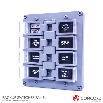 CUSTOMIZABLE APOLLO COMMAND MODULE BACKUP SWITCHES PANEL - Concord Aerospace