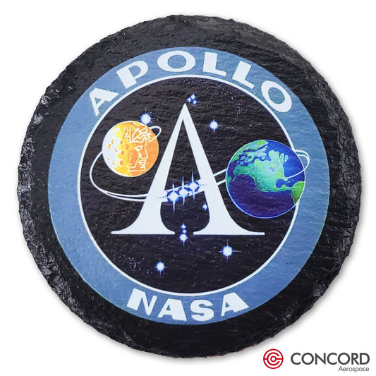 APOLLO PROGRAM - SLATE COASTER - Concord Aerospace Concord Aerospace Concord Aerospace Coasters