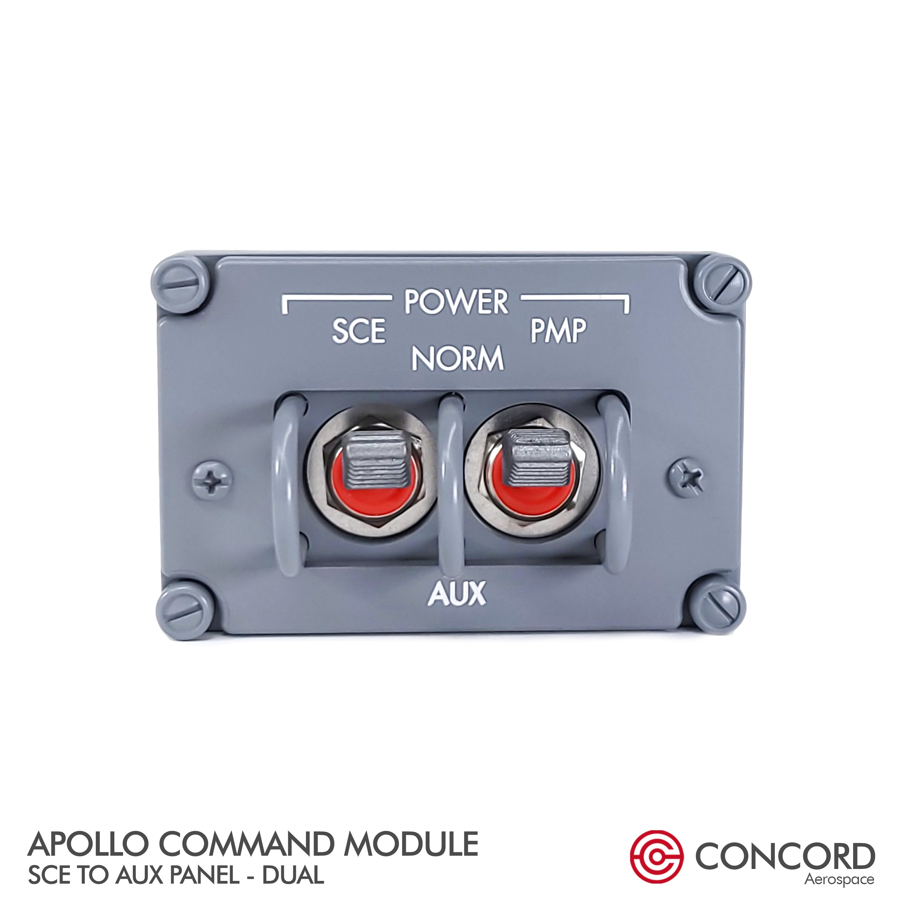 APOLLO COMMAND MODULE DUAL SWITCH PANEL - SCE to AUX – Concord Aerospace