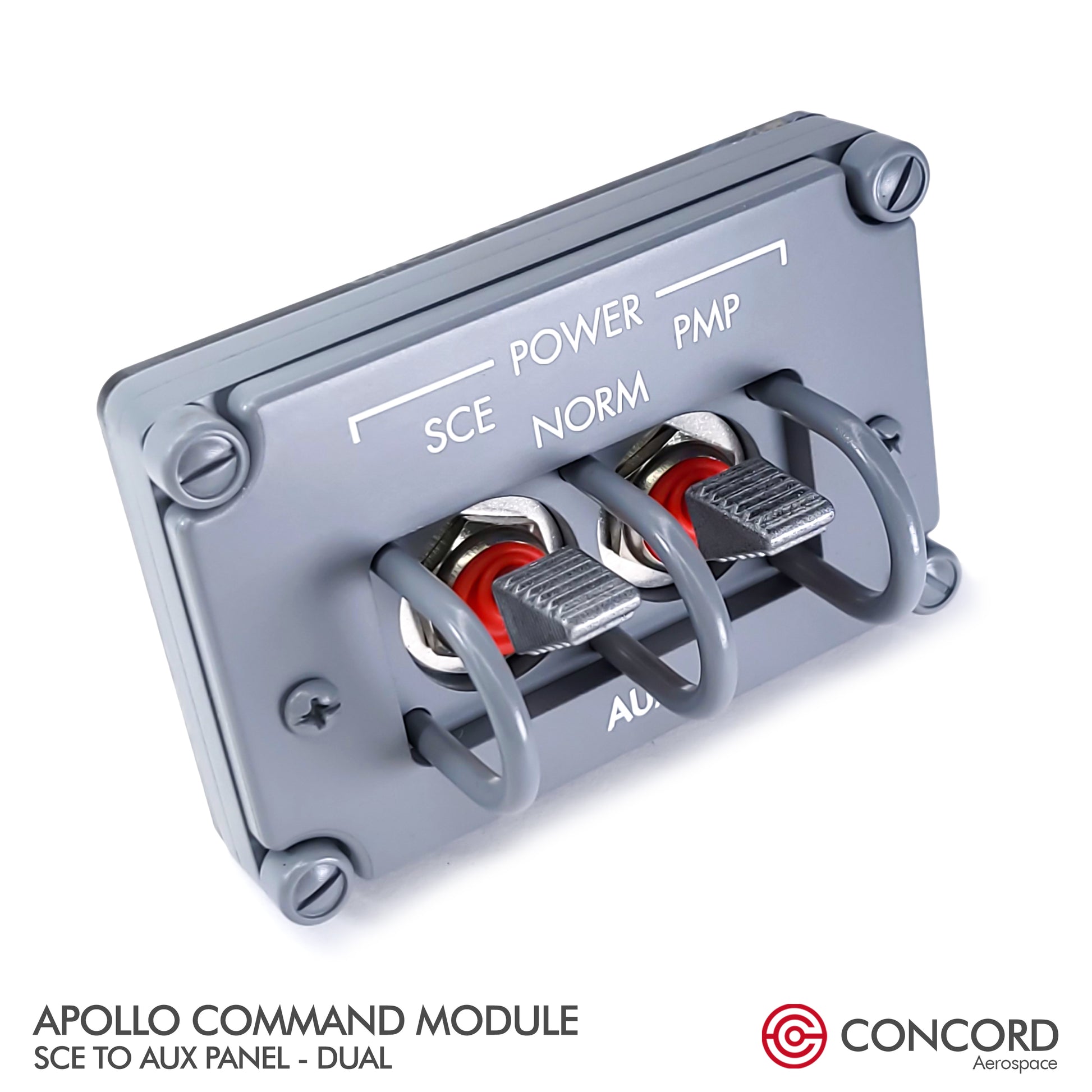 APOLLO COMMAND MODULE DUAL SWITCH PANEL - SCE to AUX - Concord Aerospace