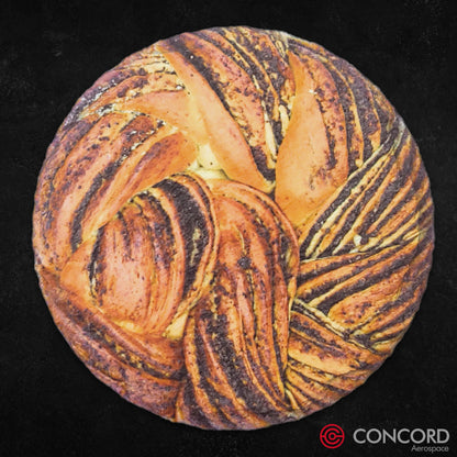 CINNAMON BABKA - SLATE COASTER - Concord Aerospace Concord Aerospace Concord Aerospace Coasters