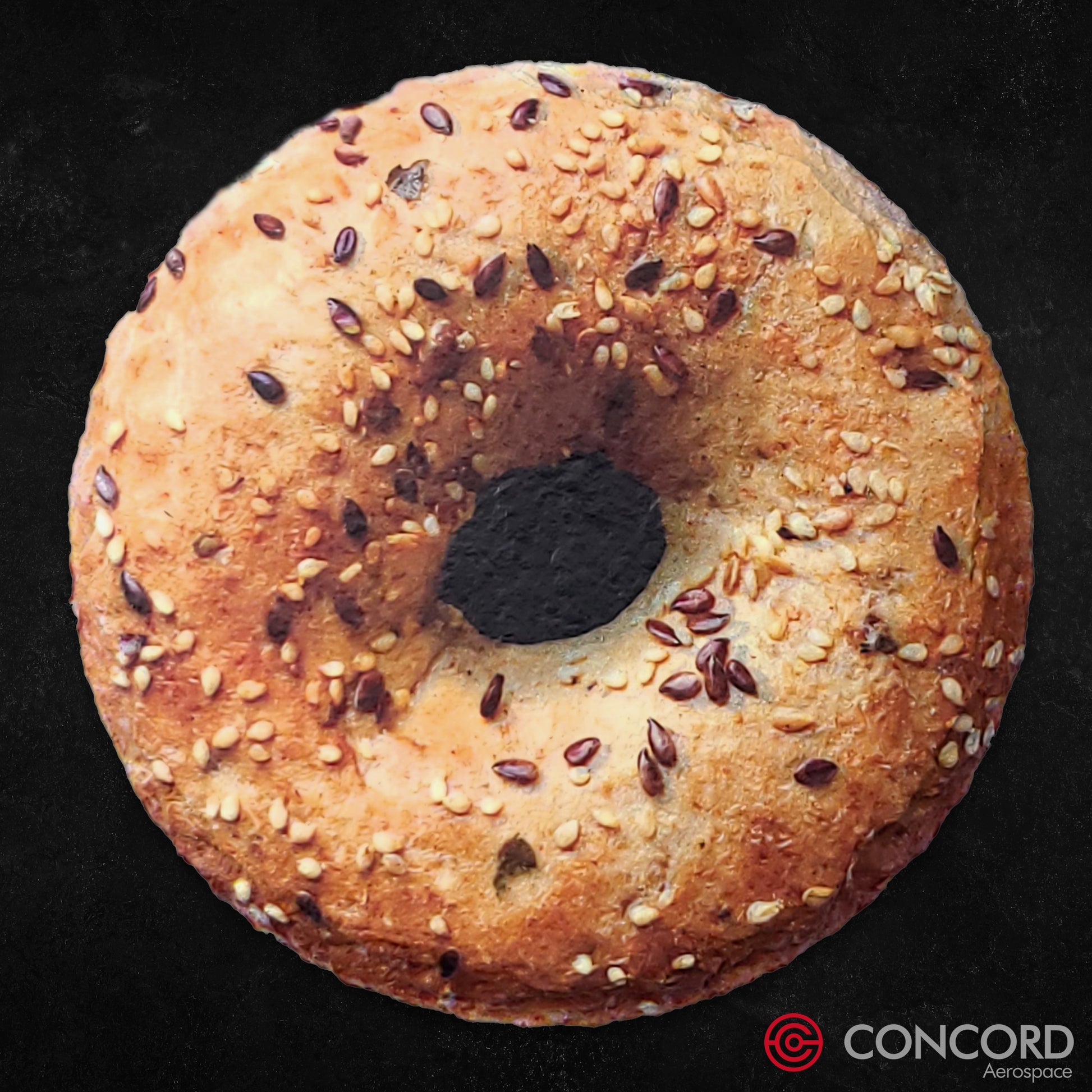 SPACE BAGEL - SLATE COASTER - Concord Aerospace Concord Aerospace Concord Aerospace Coasters