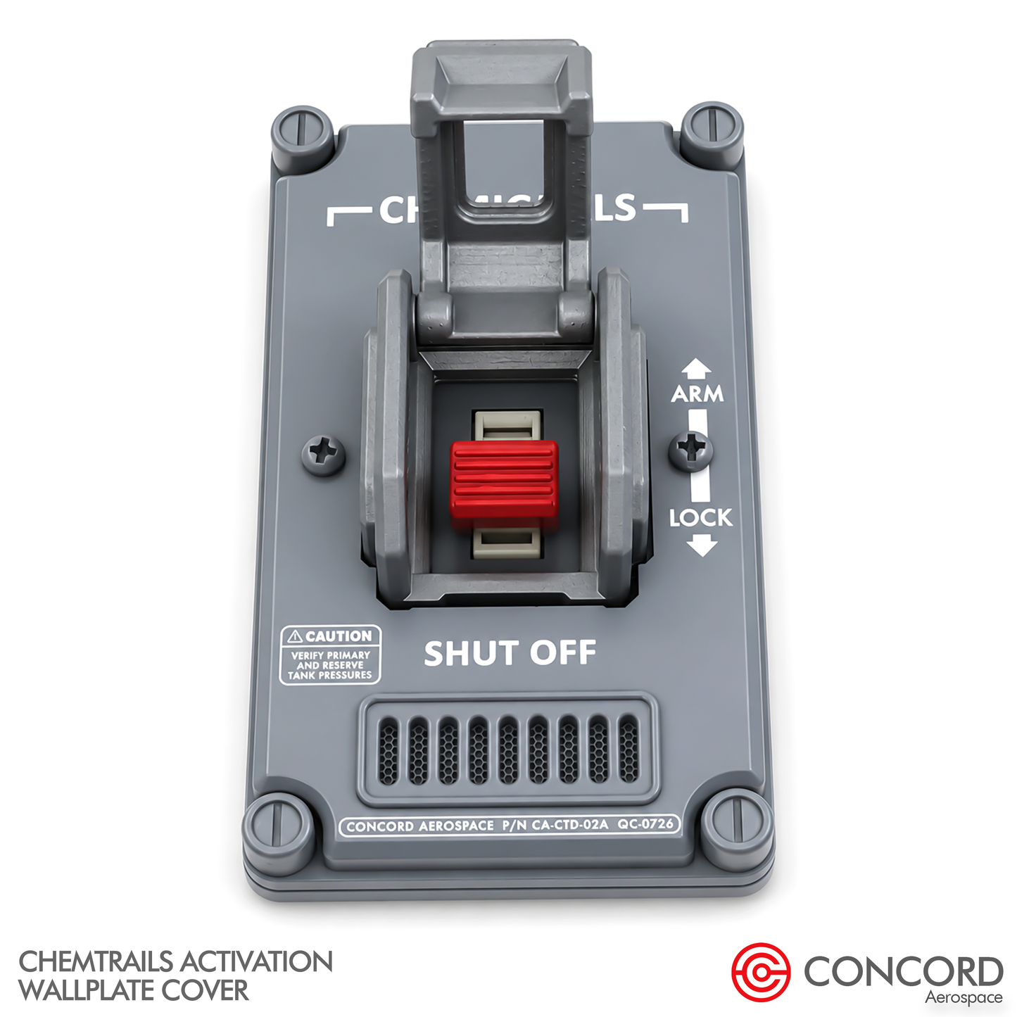 CHEMTRAILS ACTIVATION PANEL LIGHT SWITCH WALL PLATE