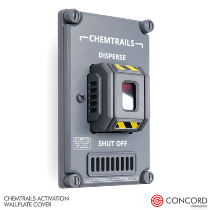 CHEMTRAILS ACTIVATION PANEL LIGHT SWITCH WALL PLATE
