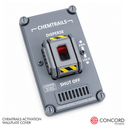 CHEMTRAILS ACTIVATION PANEL LIGHT SWITCH WALL PLATE