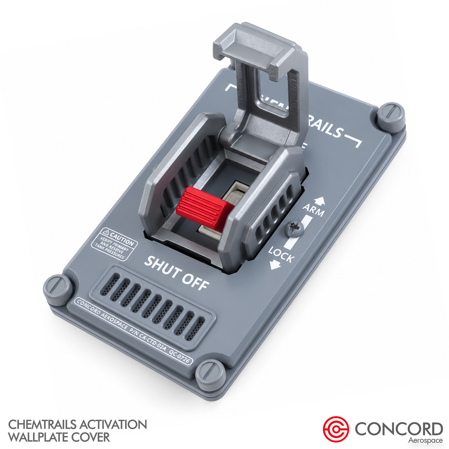 CHEMTRAILS ACTIVATION PANEL LIGHT SWITCH WALL PLATE
