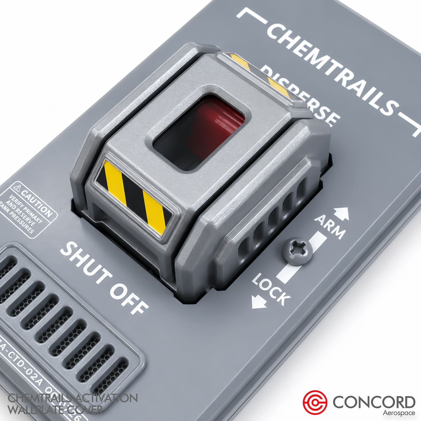 CHEMTRAILS ACTIVATION PANEL LIGHT SWITCH WALL PLATE
