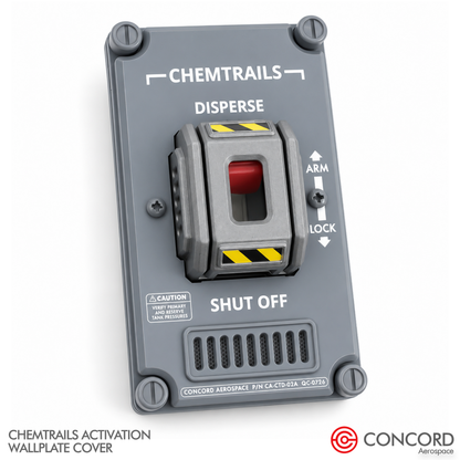 CHEMTRAILS ACTIVATION PANEL LIGHT SWITCH WALL PLATE