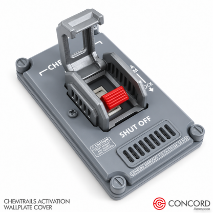 CHEMTRAILS ACTIVATION PANEL LIGHT SWITCH WALL PLATE