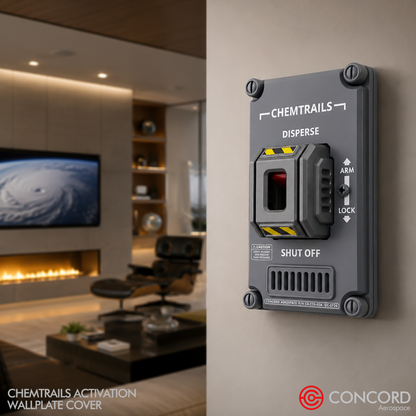 CHEMTRAILS ACTIVATION PANEL LIGHT SWITCH WALL PLATE
