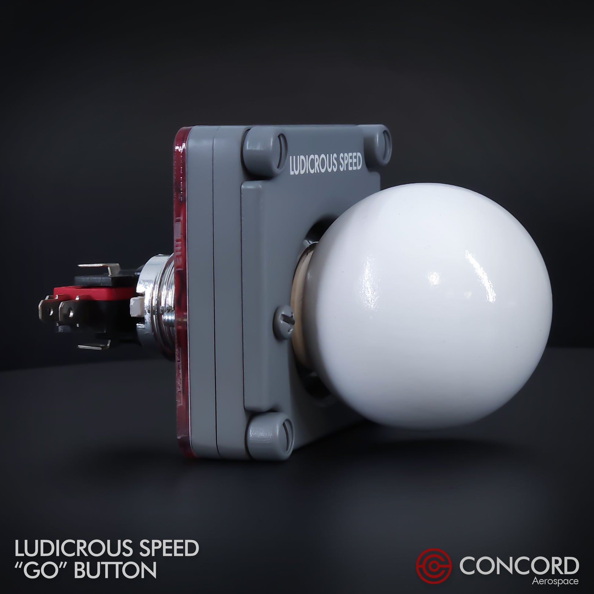 LUDICROUS SPEED "THE BALL" BUTTON PANEL - Concord Aerospace