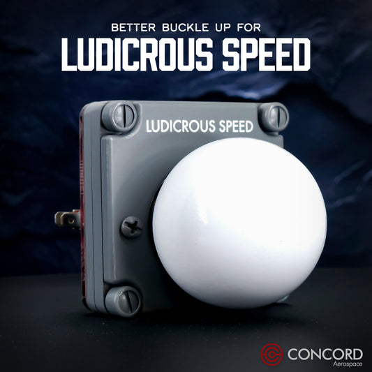 LUDICROUS SPEED "THE BALL" BUTTON PANEL